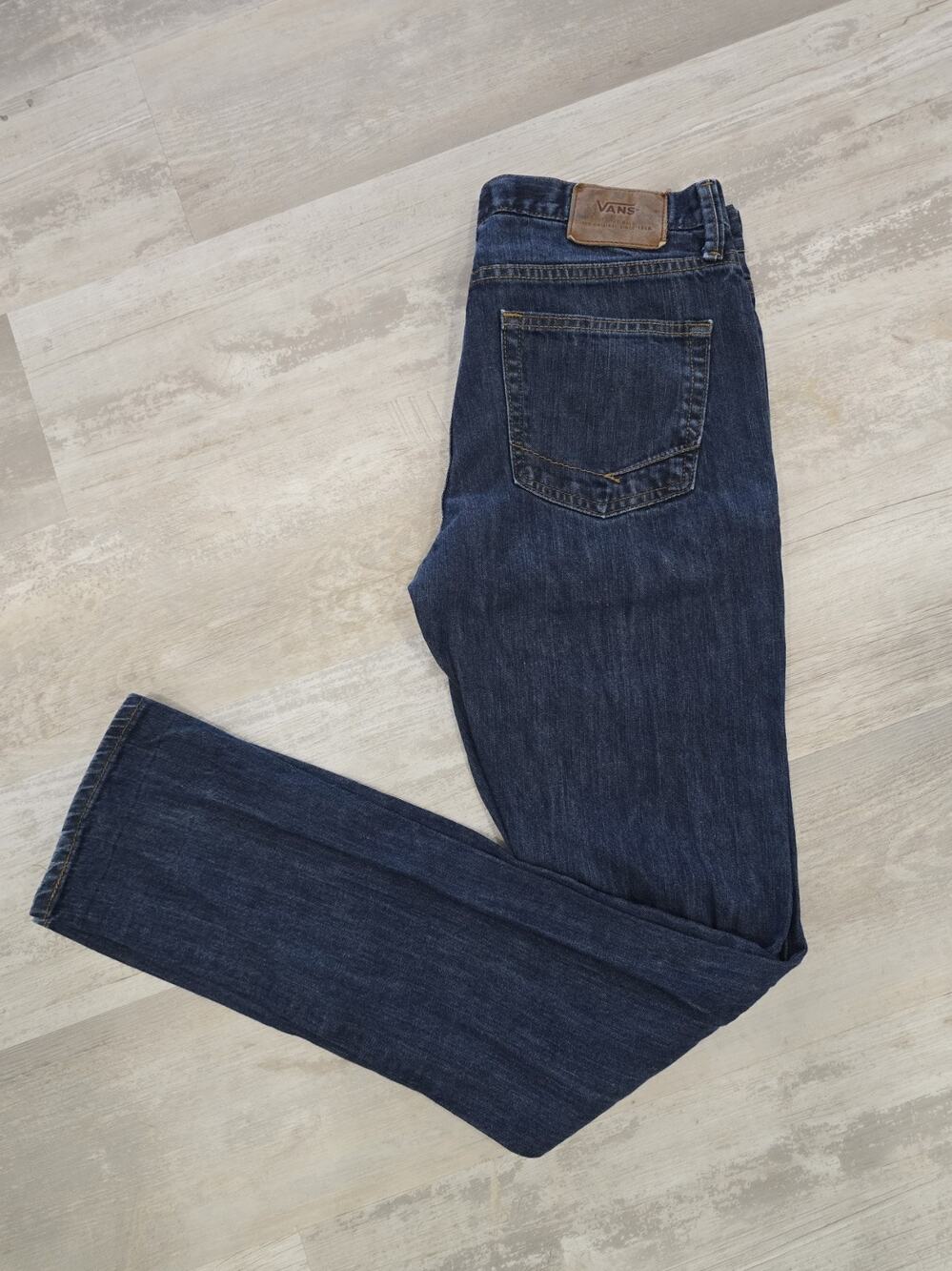 Vans Off The Wall V76 Skinny Jeans Men's 32x34 Dark Wash Blue Denim Skater